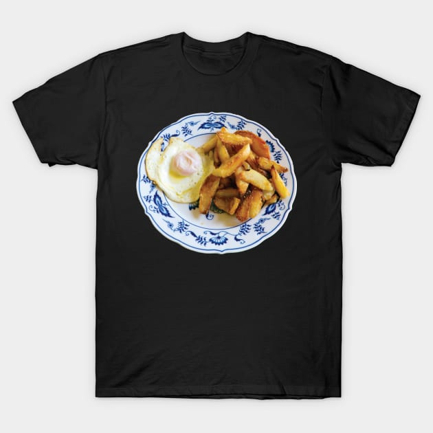 Egg And Chips T-Shirt by DPattonPD